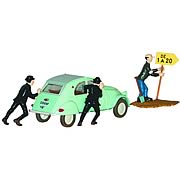 Adventures of Tintin Thompson and Thomson Citroen #1 Statue